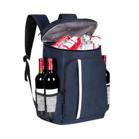 Lightweight Beach Cooler Backpack for Picnics Camping Hiking (Color: Blue, Type: Picnic Backpack)